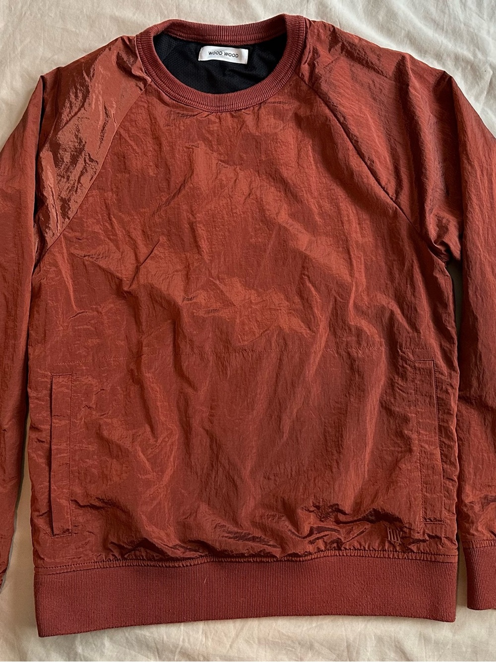 Wood Wood Men's Crewneck Sweater - Rust Red